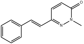 2-METHYL-6-STYRYL-3(2H)-PYRIDAZINONE 结构式