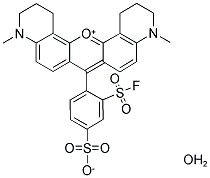 SULFORHODAMINE Q 2-ACID FLUORIDE 结构式
