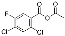 2,4-DICHLORO-5-FLUORO BENZOYL ACETATE 结构式