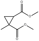 DIMETHYL 1-METHYLCYCLOPROPANE-1,2-DICARBOXYLATE 结构式