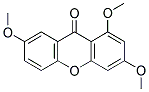 1,3,7-TRIMETHOXYXANTHONE 结构式