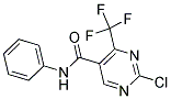 N5-PHENYL-2-CHLORO-4-(TRIFLUOROMETHYL)PYRIMIDINE-5-CARBOXAMIDE 结构式