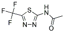 N-[5-(TRIFLUOROMETHYL)-1,3,4-THIADIAZOL-2-YL]ACETAMIDE 结构式