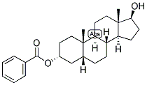 5-BETA-ANDROSTAN-3-ALPHA, 17-BETA-DIOL 3-BENZOATE 结构式