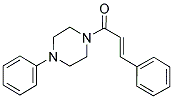 3-PHENYL-1-(4-PHENYLPIPERAZINYL)PROP-2-EN-1-ONE 结构式