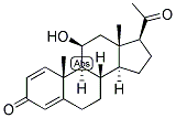 1,4-PREGNADIEN-11-BETA-OL-3,20-DIONE 结构式