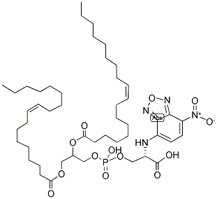 1,2-DIOLEOYL-SN-GLYCERO-3-PHOSPHO-L-SERINE-N-(7-NITRO-2-1,3-BENZOXADIAZOL-4-YL) (SODIUM SALT) 结构式