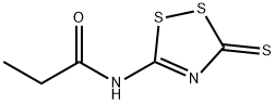 N-(3-THIOXO-3H-1,2,4-DITHIAZOL-5-YL)PROPANAMIDE 结构式