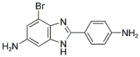 2-(4-AMINO-PHENYL)-7-BROMO-3 H-BENZOIMIDAZOL-5-YLAMINE 结构式