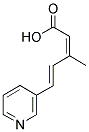 3-Methyl-5-pyridin-3-yl-penta-2,4-dienoic acid 结构式