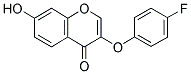 3-(4-FLUORO-PHENOXY)-7-HYDROXY-CHROMEN-4-ONE 结构式