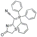 2-(4-OXO-4,5-DIHYDRO-1,3-THIAZOL-2-YL)-2-(1,1,1-TRIPHENYL-LAMBDA5-PHOSPHANYLIDENE)ACETONITRILE 结构式