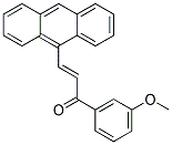 3-(9-ANTHRYL)-1-(3-METHOXYPHENYL)PROP-2-EN-1-ONE 结构式