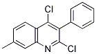 2,4-DICHLORO-7-METHYL-3-PHENYLQUINOLINE 结构式