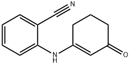 2-[(3-氧代-1-环己烯基)氨基]苯甲腈 结构式