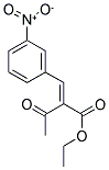 ETHYL 2-(3-NITROBENZYLIDENE)ACETOACETATE 结构式