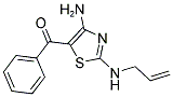 [2-(ALLYLAMINO)-4-AMINO-1,3-THIAZOL-5-YL](PHENYL)METHANONE 结构式