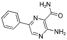 3-AMINO-6-PHENYL-2-PYRAZINECARBOXAMIDE 结构式