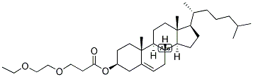 5-CHOLESTEN-3BETA-OL 3-(2-ETHOXYETHOXY)-ETHYLCARBONATE 结构式