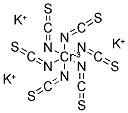 POTASSIUM HEXAISOTHIOCYANATOCHROMATE (III) 结构式