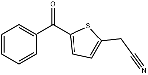 2-(5-BENZOYL-2-THIENYL)ACETONITRILE 结构式