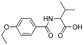 2-(4-ETHOXY-BENZOYLAMINO)-3-METHYL-BUTYRIC ACID 结构式