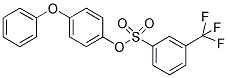 4-PHENOXYPHENYL 3-(TRIFLUOROMETHYL)BENZENE-1-SULFONATE 结构式