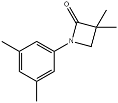 1-(3,5-DIMETHYLPHENYL)-3,3-DIMETHYL-2-AZETANONE 结构式