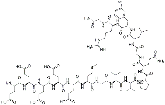 [125I]-CHROMOGRANIN A (286-301) (HUMAN) 结构式