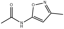 N-(3-甲基异恶唑-5-基)乙酰胺 结构式