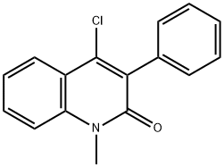 4-氯-1-甲基-3-苯基喹啉-2(1H)-酮 结构式