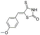 (5Z)-5-(4-METHOXYBENZYLIDENE)-4-THIOXO-1,3-THIAZOLIDIN-2-ONE 结构式