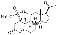 11-ALPHA-HYDROXY PROGESTERONE SODIUM SULPHATE 结构式