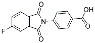 4-(5-氟-1,3-二氧杂吲哚-2-基)苯甲酸 结构式