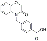 4-(4-CARBOXYBENZYL)-2H-1,4-BENZOXAZIN-3(4H)-ONE 结构式