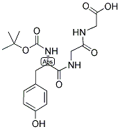 BOC-TYR-GLY-GLY-OH 结构式