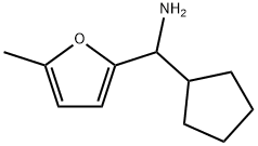 CYCLOPENTYL-(5-METHYL-FURAN-2-YLMETHYL)-AMINE 结构式