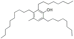2,6-DIOCTYLDECYL-P-CRESOL 结构式
