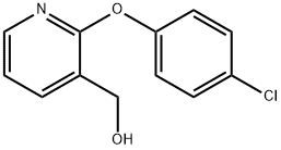 [2-(4-CHLOROPHENOXY)-3-PYRIDINYL]METHANOL 结构式