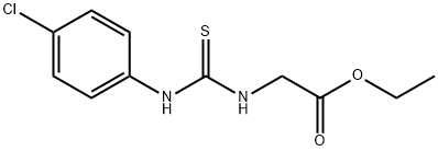 ETHYL 2-([(4-CHLOROANILINO)CARBOTHIOYL]AMINO)ACETATE 结构式