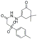 N-((5,5-DIMETHYL-3-OXOCYCLOHEX-1-ENYL)AMINO)-2-((4-METHYLPHENYL)SULFONYL)ETHANAMIDE 结构式