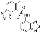 N-(2,1,3-BENZOTHIADIAZOL-4-YL)-5-METHYL-2,1,3-BENZOTHIADIAZOLE-4-SULFONAMIDE 结构式