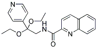 N-[2,2-DIETHOXY-2-(PYRIDIN-4-YL)ETHYL]QUINOLINE-2-CARBOXAMIDE 结构式