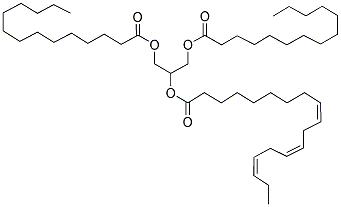 1,3-MYRISTIN-2-LINOLENIN 结构式