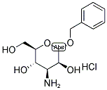 BENZYL 3-AMINO-3-DEOXY-A-D-MANNOPYRANOSIDE, HYDROCHLORIDE 结构式