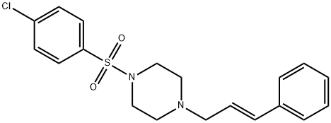 1-((4-Chlorophenyl)sulfonyl)-4-cinnamylpiperazine