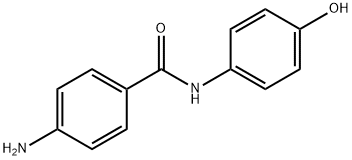 4-氨基-N-(4-羟基苯基)苯甲酰胺 结构式