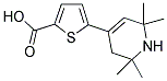 5-(2,2,6,6-TETRAMETHYL-1,2,3,6-TETRAHYDRO-PYRIDIN-4-YL)-THIOPHENE-2-CARBOXYLIC ACID 结构式