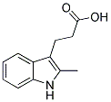 3-(2-METHYL-1H-INDOL-3-YL)-PROPIONIC ACID 结构式