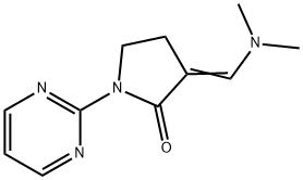 3-[(DIMETHYLAMINO)METHYLENE]-1-(2-PYRIMIDINYL)-2-PYRROLIDINONE 结构式